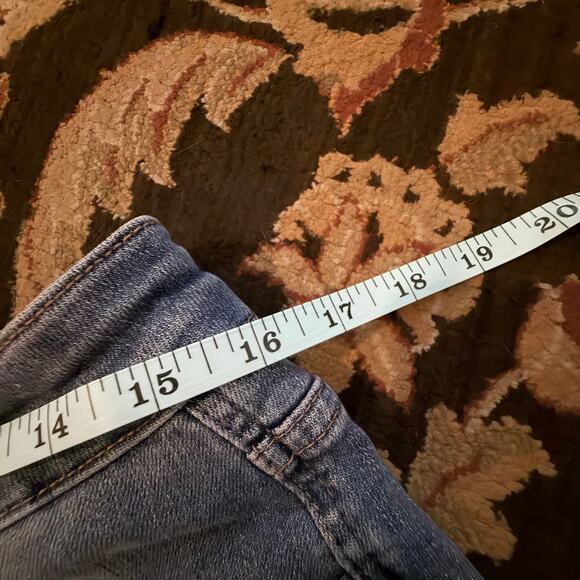 JUDY BLUE x Womens Wide Crop Blue Demim Stretchy Jeans Size 14W - Picture 5 of 5